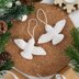 Christmas dove no sew crochet pattern Bird friendship ornament Amigurumi pattern
