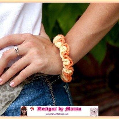 Ruffled Crochet Bracelet Pattern A Designer Jewelry Bangle