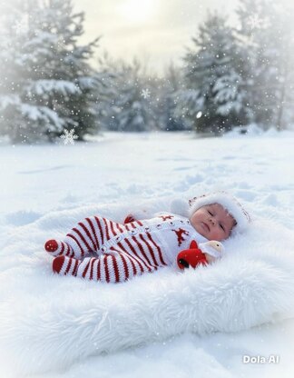 "Mistletoe" Romper suit---