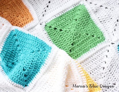 Super Bulky Crochet Blanket Free Pattern - Maria's Blue Crayon