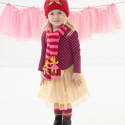 Ballerina Hat in Lion Brand Vanna's Choice - L32274