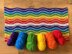 Rainbow ripple Afghan by HueLaVive
