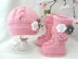 Baby Girl Pattern Knitting Baby Shoes Baby Hat