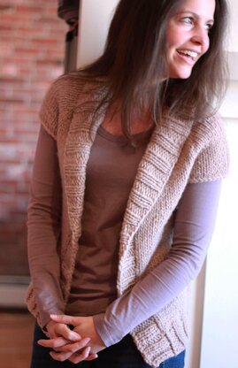 Abbi: shawl collar cardigan