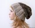 Slouchy Hat, Knit Beanie Hat