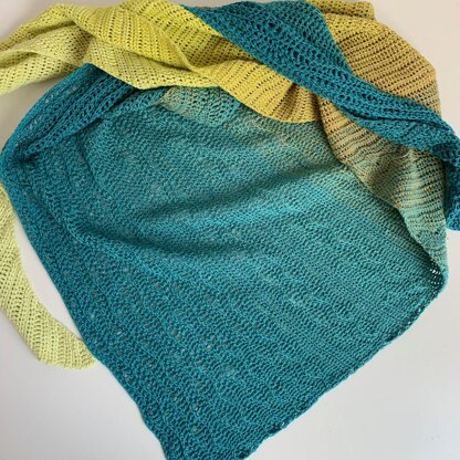 Sunny Waves Shawl