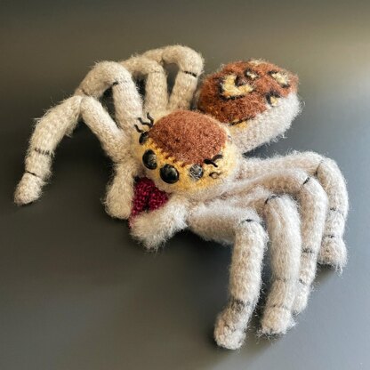 Scoot the Jumping Spider Amigurumi