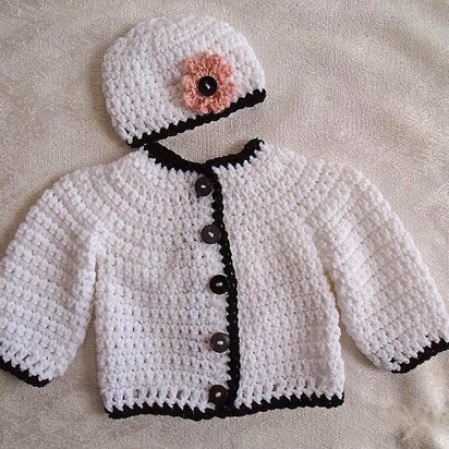 801 Baby and Child Cardigan Sweater Set