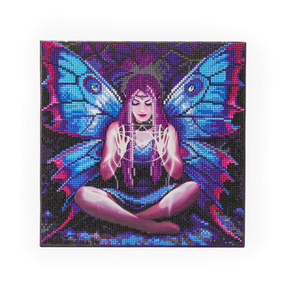 30 x 30 cm Crystal Art Diamond Painting-Set „Die Zauberin“