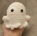 Crochet fluffy ghost