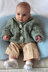 Baby Cardigan in Plymouth Yarn Dandelion and Daisy - 2253 - PDF