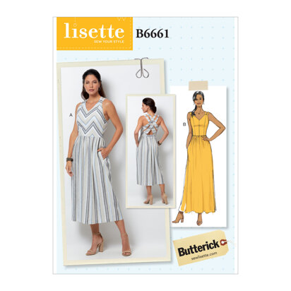 Butterick Damenkleid B6661 - Schnittmuster