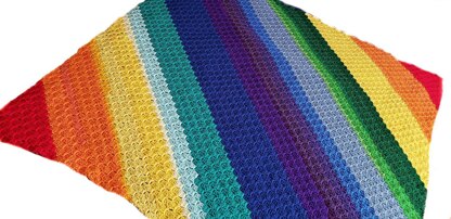 Rainbow C2C Blanket