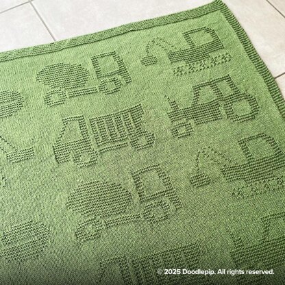 Truck Digger Blanket