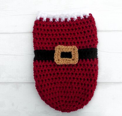 Christmas Santa Hat and Cocoon Set