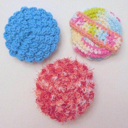 Crochet Flower Face or Dish Scrubby