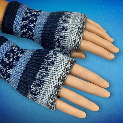 Super Simple Fingerless Gloves