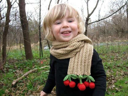 Cherries and Champagne Scarf