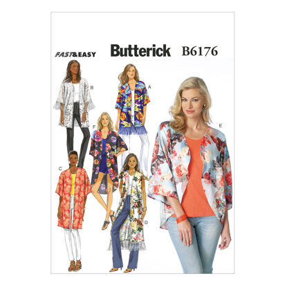 Butterick Misses' Jacket B6176 - Sewing Pattern