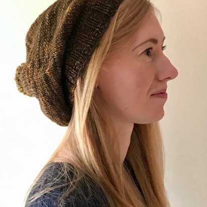 Elodie. Simple Slouch Hat in Malabrigo Rios