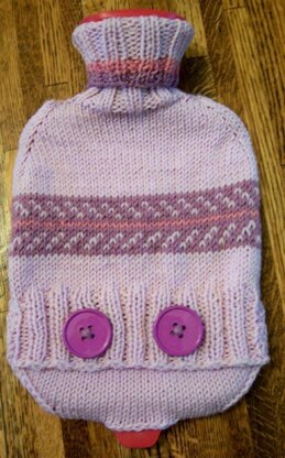 Cozy to Keep You Cozy -- hot water bottle cover