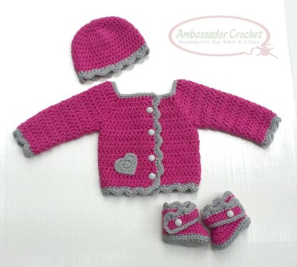 Jordan Baby Sweater Set