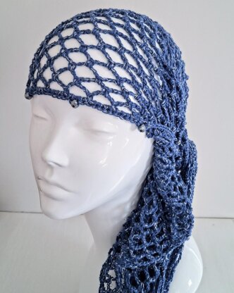 Triangular Mesh Sequin Scarf