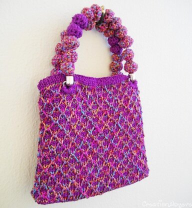 Stylish small colorful textured bag