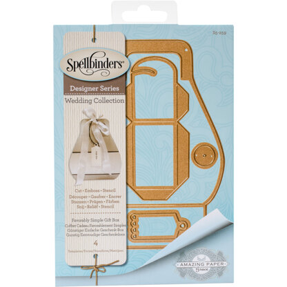 Spellbinders Shapeabilities Dies - Favorably Simple Gift Box