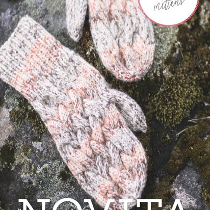 Cabled Mittens in Novita 7 Veljestä - 50 - Downloadable PDF - knitting pattern