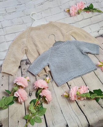 Kids Basic Raglan Jumper