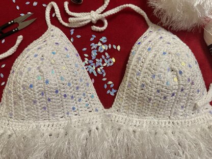 Ice Queen Party or Beach Bra