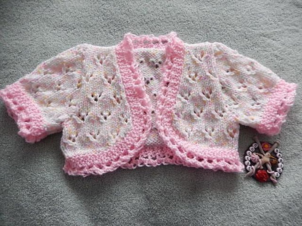 Crochet hot sale baby bolero