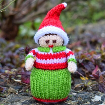Christmas Elf Doll Knitting Pattern - Toy Knitting Pattern