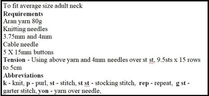 Knitting Pattern Ladies Neckwarmer, Scarf #592