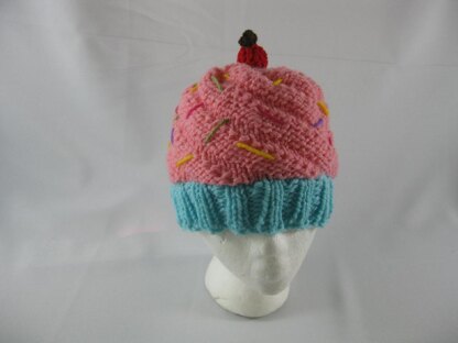 Swirled Cupcake Hat