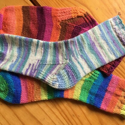 Easy Socks - knitting pattern
