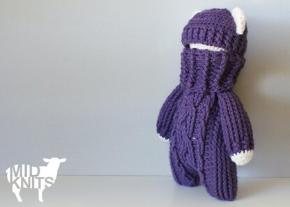 Crochet Cable Teddy Bear Stuffie (2015027)
