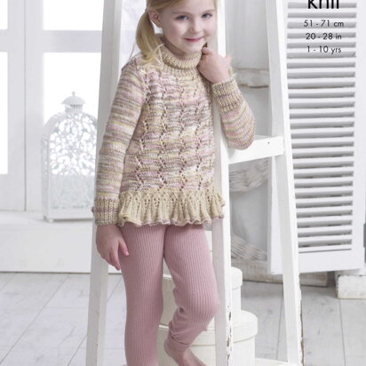 Sweater & Cardigan in King Cole Comfort Kids DK & Comfort Baby DK - 5110 - Downloadable PDF