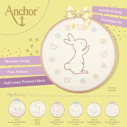 Anchor Bunny Embroidery Kit