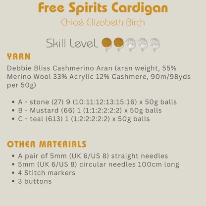 Free Spirits cardigan