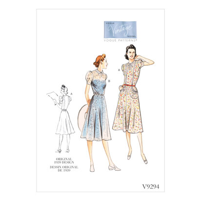 Vogue Misses' Dress V9294 - Sewing Pattern