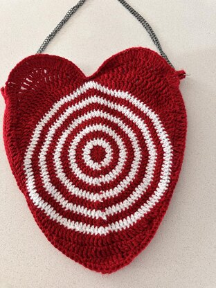 The Bullseye Love Heart Bag