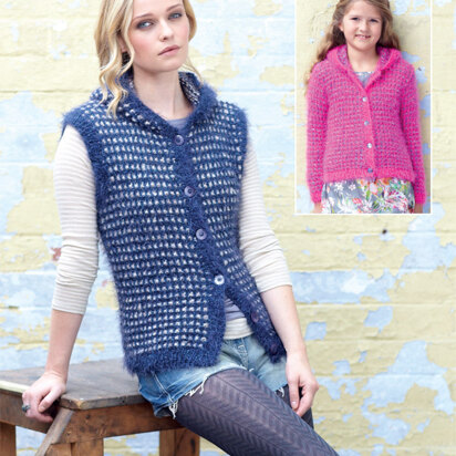 Waistcoat and Jacket in Sirdar Ophelia and Freya - 7268 - Downloadable PDF