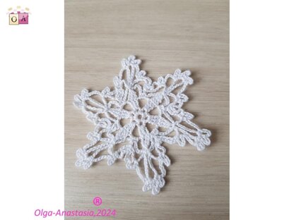 Crochet snowflake 86