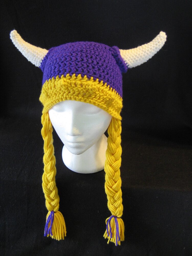 Minnesota Vikings Hat Knitted Vikings Hat Minnesota 