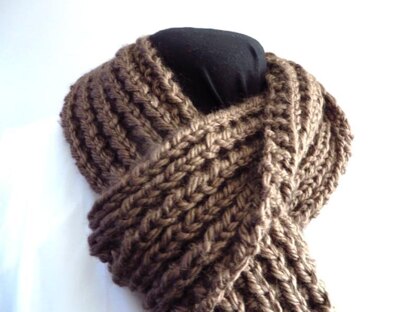 Easy Knit Chunky Scarf