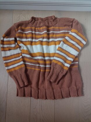 Stripes on stripes sweater