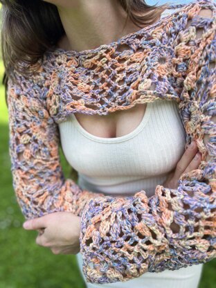 Lace Twist Shrug