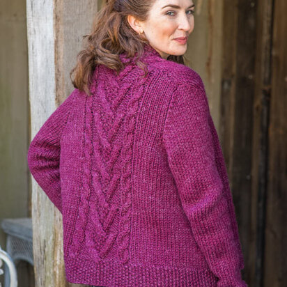 Marsali Cardigan in Berroco Lanas Quick - Downloadable PDF